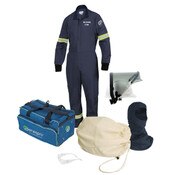 Enespro 12 Cal Coverall Arc Flash Kit WITH Balaclava NO Gloves in Navy